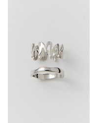 Urban Outfitters - Jace Metal Ring Set - Lyst