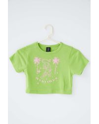 green baby tee