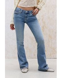 TRUE RELIGION - Blue Joey Flared Jeans - Lyst