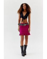 Urban Outfitters - Uo Santorini Linen Mini Skirt - Lyst