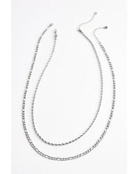 Urban Outfitters - Figaro Chain Layering Necklace - Lyst
