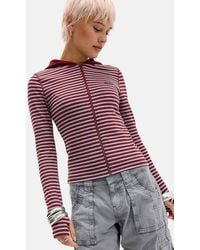 BDG - Bekki Long Sleeve Striped Hoodie - Lyst