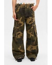 Jaded London - Trooper Camo Cargo Trousers 26 At Urban Outfitters - Lyst
