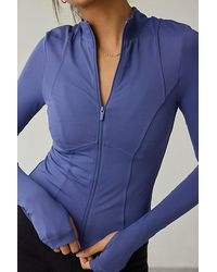 Out From Under - Fuseform Seamed Slim Zip-Up Jacket - Lyst