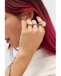 Urban Outfitters - Uo Heart Watch Ring - Lyst