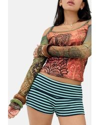 Urban Outfitters - Uo Faye Foldover Mini Shorts - Lyst