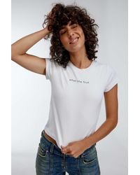 French Connection - Uo Exclusive What The Baby T-shirt - Lyst