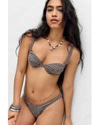 Out From Under - Gingham Bikini Top - Lyst