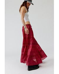 Urban Renewal - Remade Sari Maxi Skirt - Lyst