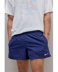 Nike - Midnight Navy 3" Swim Shorts - Lyst