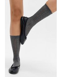 Out From Under - Pointelle Knee High Socks - Lyst