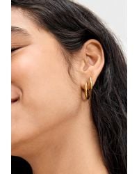 Urban Outfitters - Uo Tunnel Hoop Earrings 3-pack - Lyst