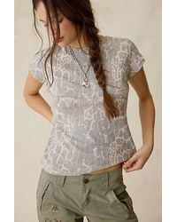 BDG - Printed Short Sleeve Spill The Tee - Lyst