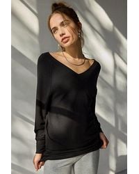 Out From Under - Soft Serve Double-V Long Sleeve Top - Lyst