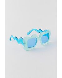 Urban Outfitters - Wavy Square Sunglasses - Lyst