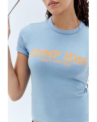 Juicy Couture - Uo Exclusive Dump Him Ringer T-shirt - Lyst