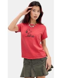 Urban Outfitters - Uo Dj Snoopy Relaxed T-shirt - Lyst