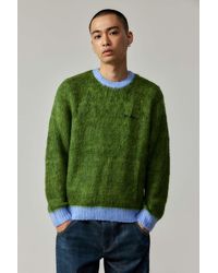 iets frans... - Green & Blue Brushed Knit Jumper - Lyst