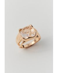 Urban Outfitters - Rhys Molten Ring - Lyst