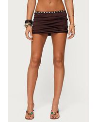 Edikted - Giana Iridescent Mini Skirt - Lyst