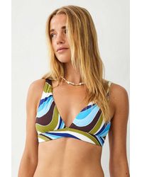 Roxy - X Out From Under Triangle Bikini Top - Lyst