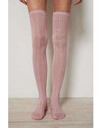 Urban Outfitters - Pointelle Over-The-Knee Sock - Lyst