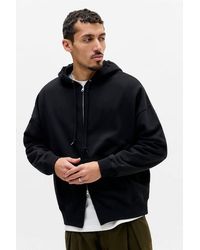 United Athle - Black Wide Fit Heavyweight Hoodie - Lyst