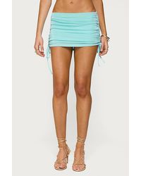 Edikted - Caspia Drawstring Mini Skirt - Lyst