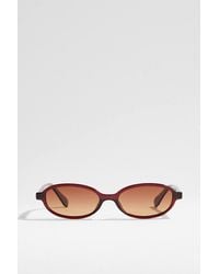 Miller - Maroon Brown Osei Sunglasses - Lyst