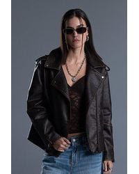 Miss Me - Elara Leather Jacket - Lyst