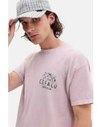 Urban Outfitters - Uo Purple Cefalu T-shirt - Lyst
