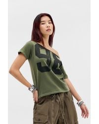 BDG - 98 Off-shoulder Graphic Tee - Lyst