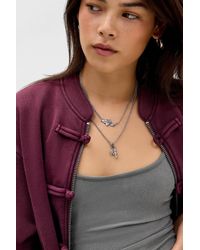 Ed Hardy - Broken Hearts Necklace - Lyst