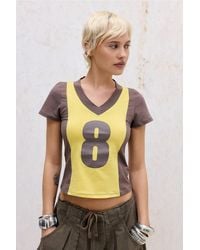 Motel - Haloda Number T-shirt Xs At Urban Outfitters - Lyst