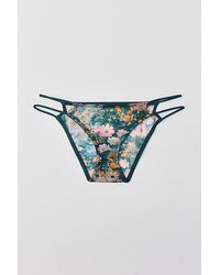 Out From Under - Mesh Strappy Cheeky Undie - Lyst