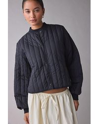 Rains - Banja Liner Cropped Jacket - Lyst