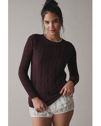Vintage & ReMADE by UO - Vintage By Uo Cable Knit Sweater - Lyst