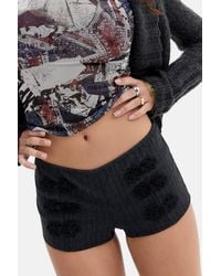 Silence + Noise - Silence + Noise Frogging Bengaline Shorts - Lyst