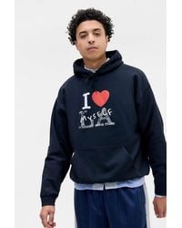 Urban Outfitters - Uo Black I Love Myself Hoodie - Lyst