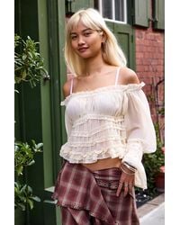 Kimchi Blue - Lovergirl Long Sleeve Blouse - Lyst