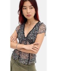 Kimchi Blue - Kate Chiffon Tea Blouse - Lyst