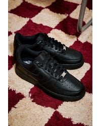 Nike - Retro Black Air Force 1 Trainers - Lyst