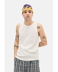Urban Outfitters - Uo Ecru Mesh Vest Jacket - Lyst