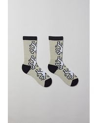 Urban Outfitters - Keith Haring Dancing Figure Crew Sock - Lyst