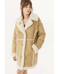 sheepskin coat urban outfitters