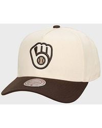 Mitchell & Ness - Mlb Milwaukee Brewers Pro Snapback Hat - Lyst