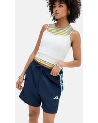 adidas - Navy 3-stripe Chelsea Shorts - Lyst