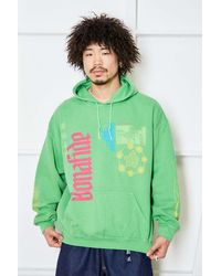 Mens Clothing Activewear Urban Outfitters Uo Green Butterfly Exhibition Hoodie for Men gym and workout clothes Hoodies 
