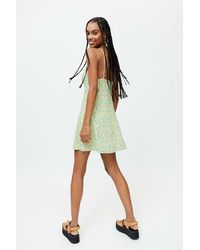 Urban Outfitters Uo Jane O Ring Halter Mini Dress In Blue Lyst Urban Outfitters Uo Jane O Ring Halter Mini Dress In Blue Lyst