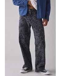 BDG - Nitro Graffiti Print Baggy Fit Jean - Lyst